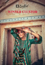 Zulfat Winter Clustor Pure Pashmina Dress Materials